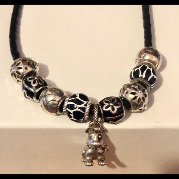 ❌SOLD OUT❌ Brighton black & white striped bead - Picture 6 of 8